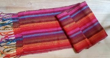 Brilliant Runway Alpaca Scarf - Quechuan Sunset